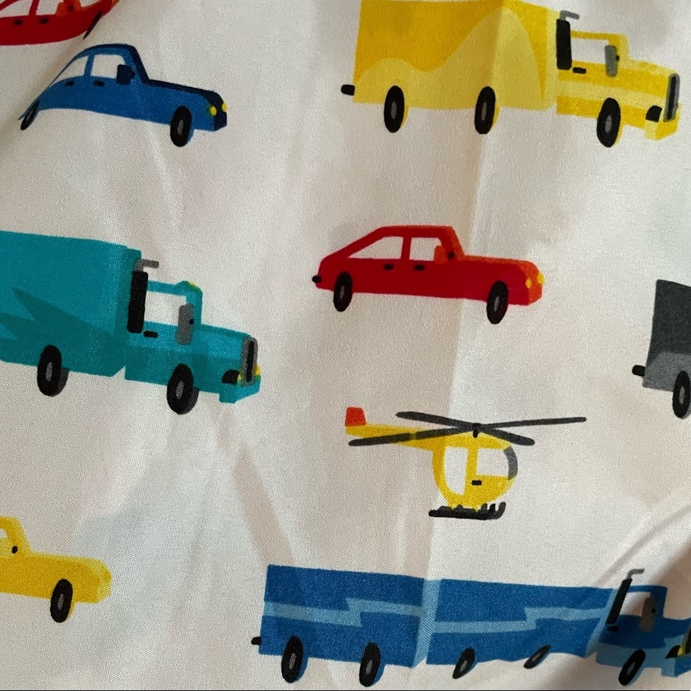 Pillowfort Top Sheet & Fitted Sheet Colorful Trucks Microfiber Sheet Twin XL